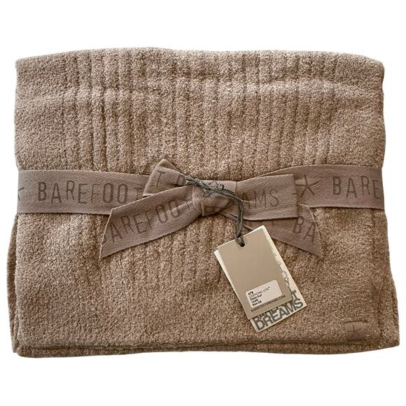 Barefoot Dreams CozyChic Lite Ribbed Scarf in Taupe NWT! - Picture 1 of 2
